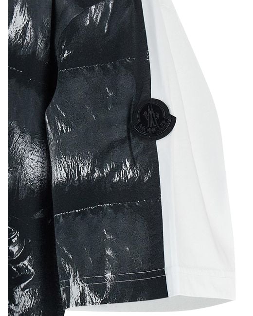 Moncler Genius Black Cotton T-Shirt for men