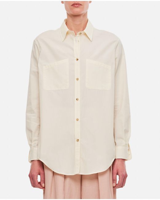 Fay White Cotton Long Sleeves Buttoned Shirt
