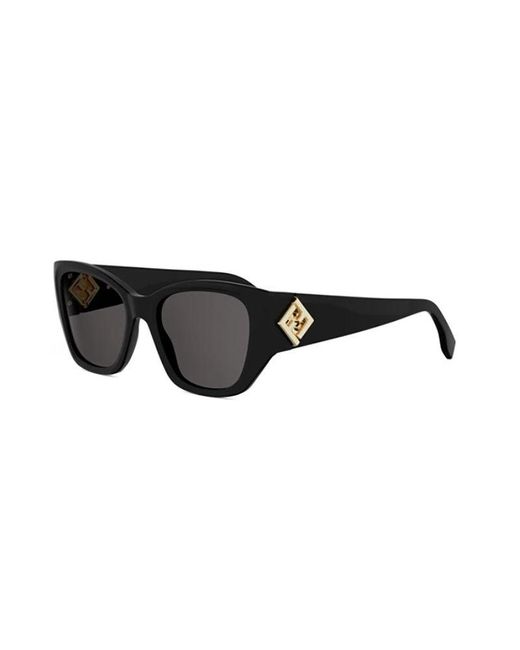 Fendi Black Sunglasses Acetate Eyewear
