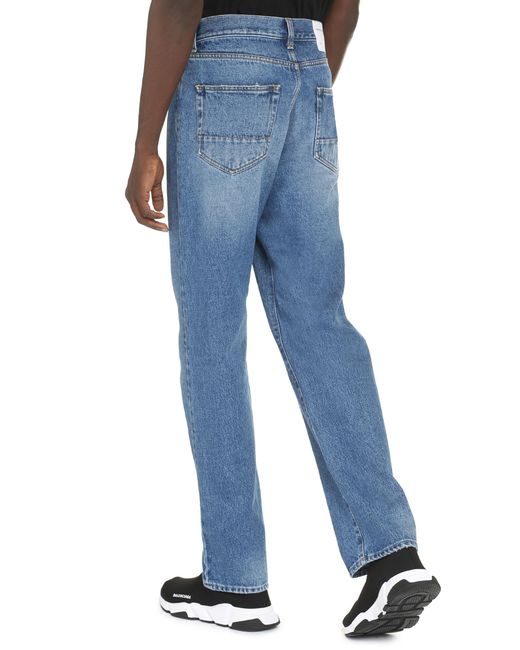 Department 5 Blue Bowl Straight-Leg Jeans Cotton Regular for men