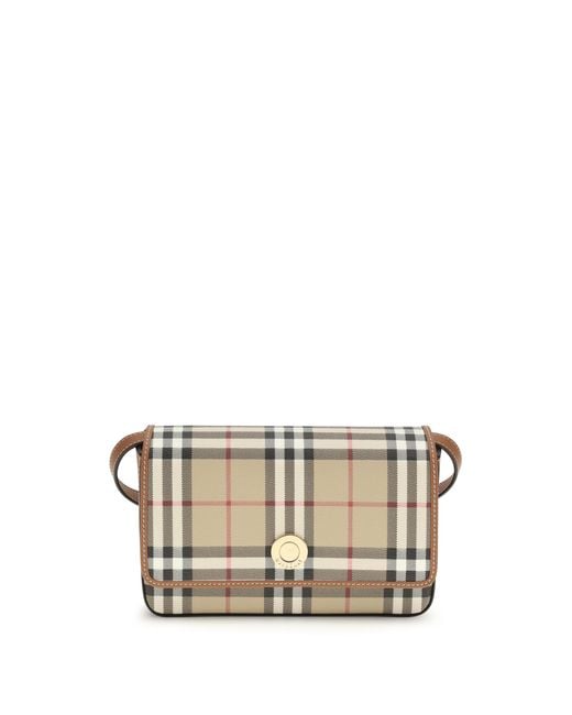 Burberry White Hampshire Mini Shoulder Bag Wallet