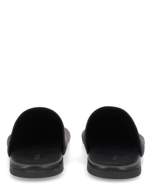Alysi Brown Mules Satin Polyamide