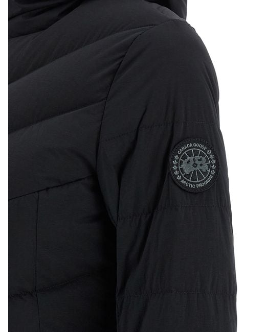 Canada Goose Black 'Clair' Down Jacket