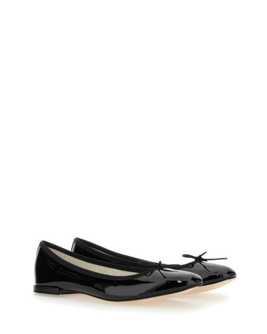 Repetto Black Ballerina Cendrillon Leather Calf Shoe