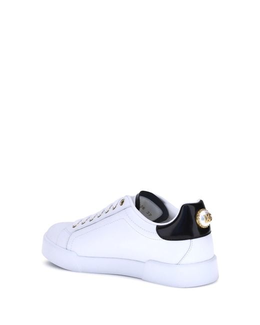 Dolce & Gabbana White Portofino Sneakers