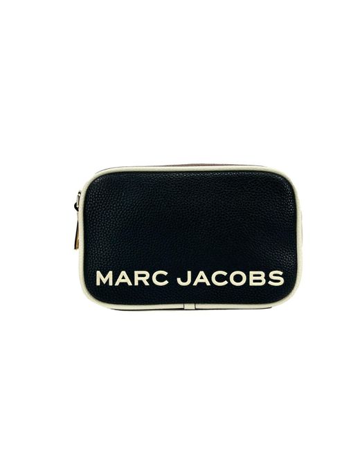 Marc Jacobs Black Flash Leather Camera Crossbody Bag