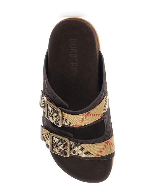 Burberry Brown Sandals Urchin Leather Calf