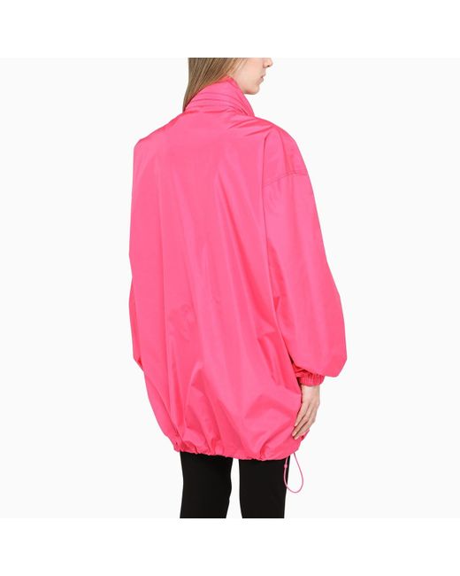 Balenciaga Pink Fuchsia Oversized Field Jacket