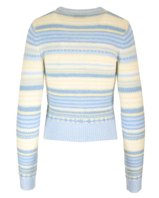 Ganni blue cardigan deals