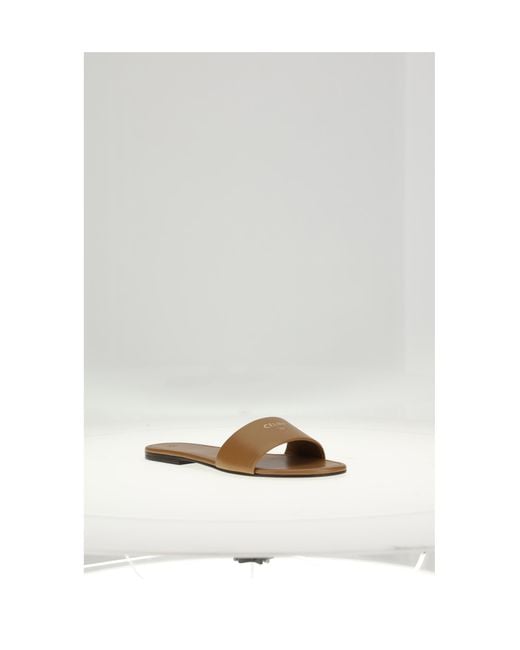 Céline White Mule Easy 05 Upper: Lambskin Sandal