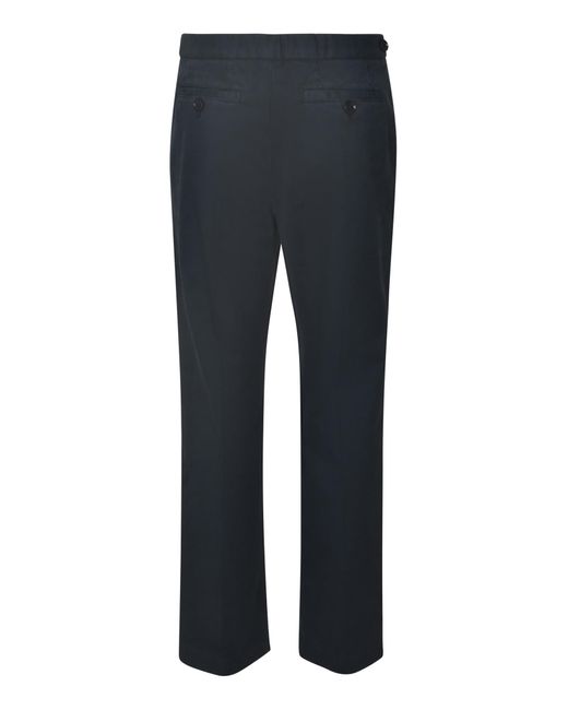 Aspesi Blue Concealed Trousers