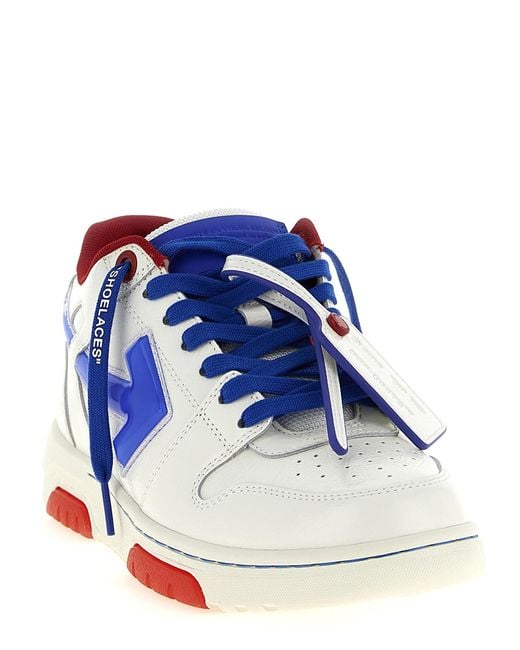 Off-White c/o Virgil Abloh Blue 'Out Of Office Bubble Arrow' Sneakers for men