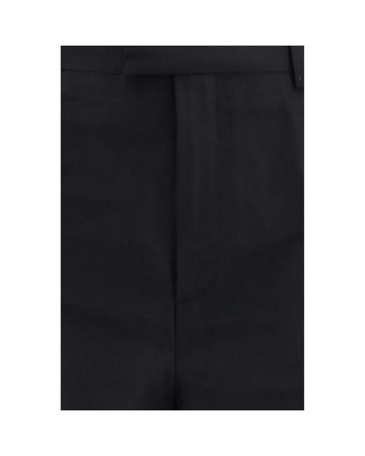 Gucci Blue Silk Dress Pants