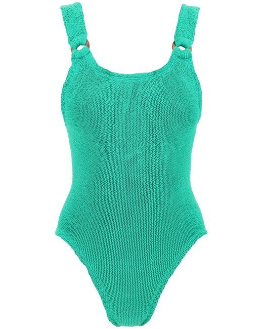 Hunza G Green Domino Swimsuit