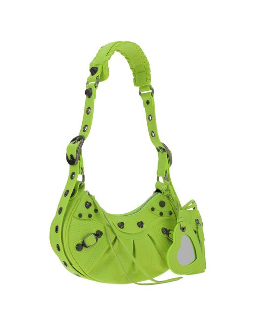 Balenciaga Green Shoulder Bags