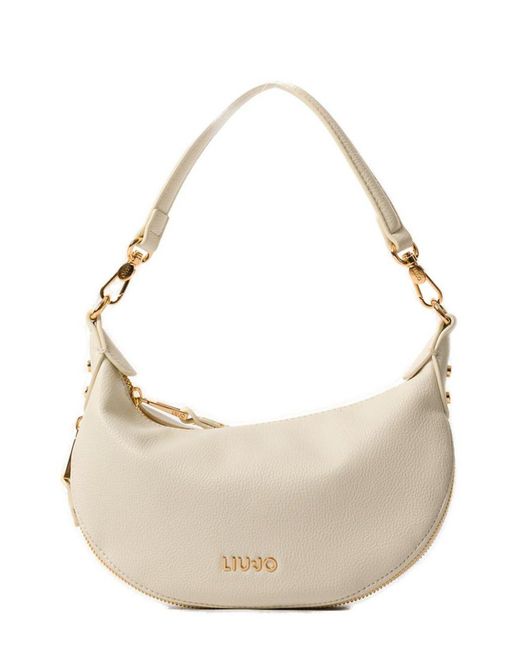 Liu Jo Natural Top Zipped Shoulder Bag