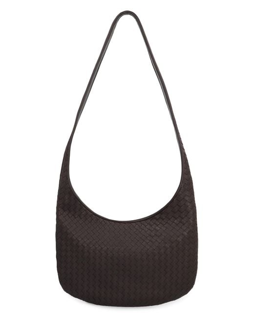 Bottega Veneta Black Leather Crossbody Bag Lamb Messenger for men