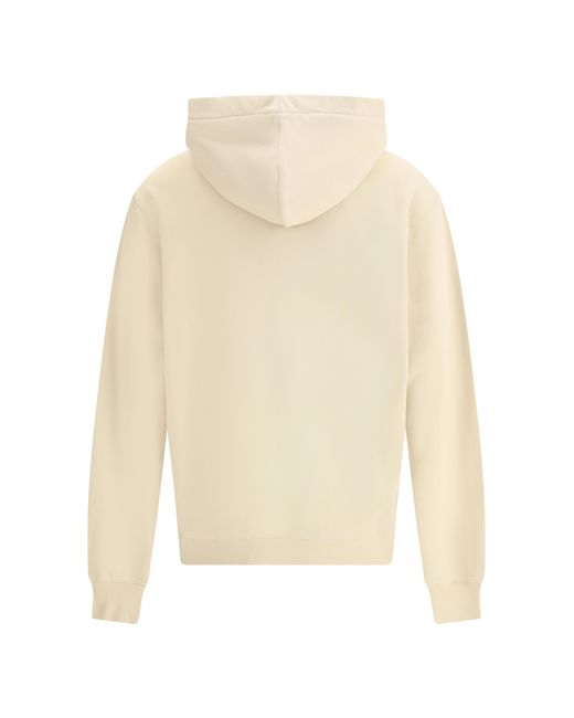 Jacquemus Natural Hooded Sweatshirt Cotton Sweatshirts for men