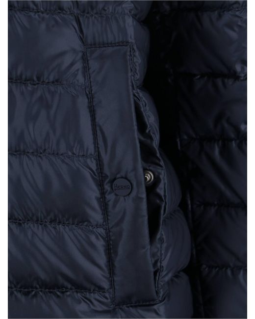 Herno Blue Jackets Polyamide for men