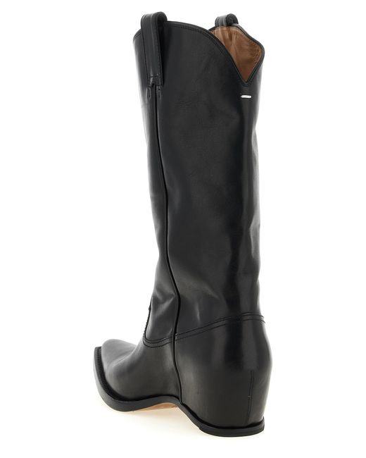 Maison Margiela Black Heel-Less Boots for men