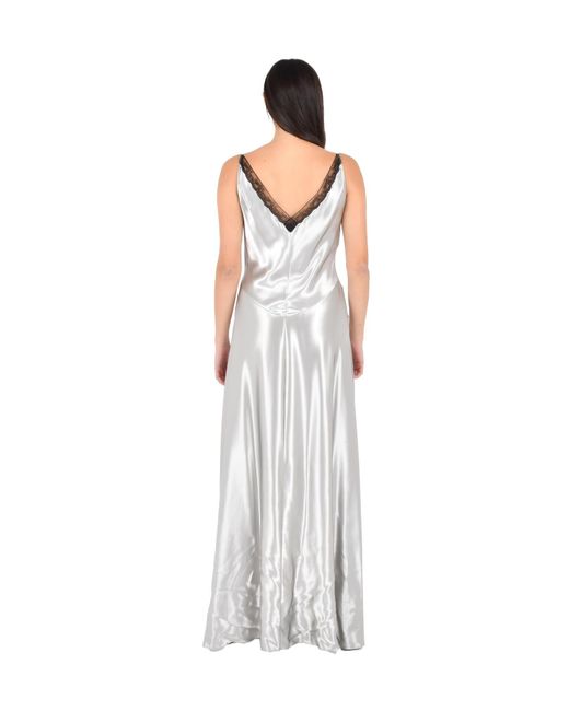 Alberta Ferretti White Long Dress