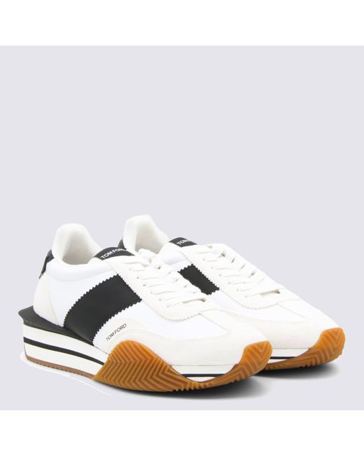 Tom Ford White And Leather James Sneakers for men