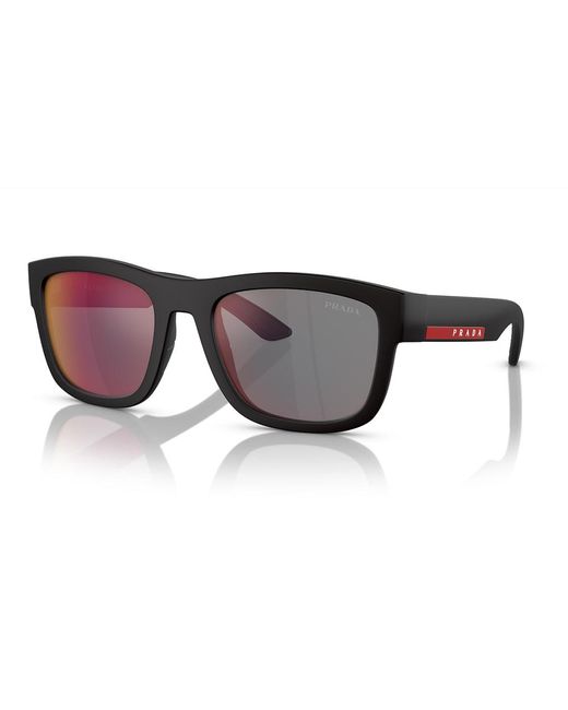 Prada Linea Rossa Brown Sunglasses for men