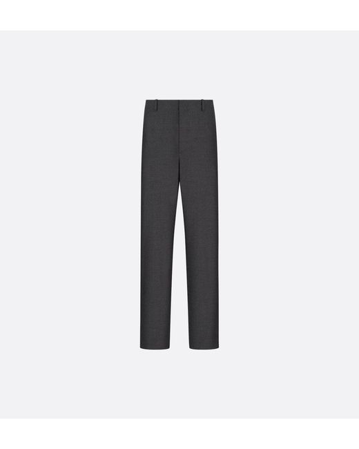 Dior Gray Cashmere Woven Pants for men