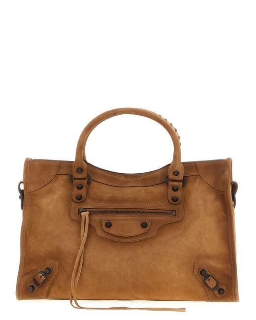 Balenciaga Brown Le City Bag M Handbag