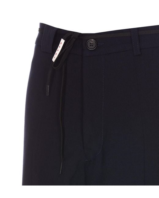 Marni Blue Trousers for men