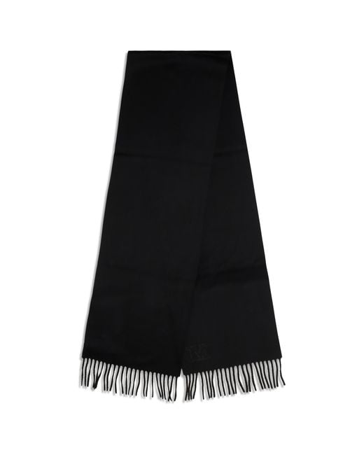 Max Mara Black Dalia Cashmere Scarf Kashmir/Capra Hircus