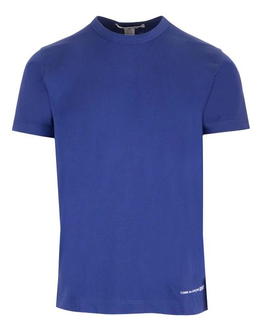 Comme des Garçons Blue Electric Slim T-Shirt for men