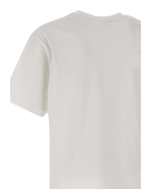 KENZO White T-Shirt Elephant Flag Classic for men