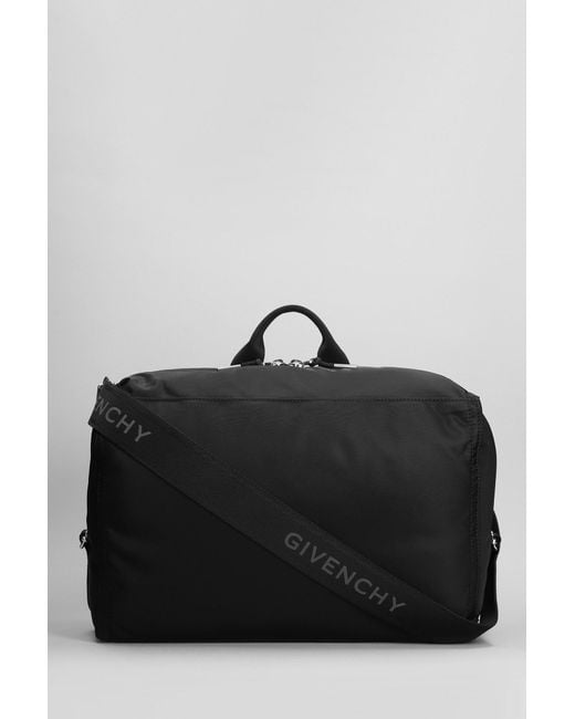 Givenchy Men's Medium Pandora Bag in Grained Leather - Black