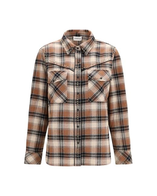 P.A.R.O.S.H. Multicolor Cowboy Shirt Cotton