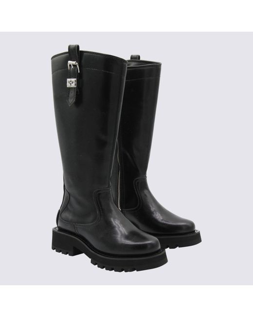 Ganni Black Boots