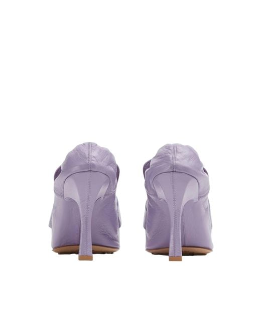 Bottega Veneta Purple The Madame 90Mm Pumps