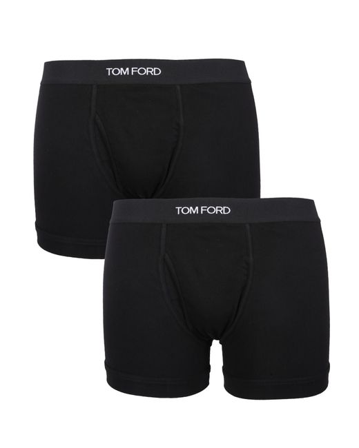 Tom Ford Black Pack Of Two Boxers for men