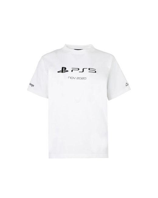 Balenciaga White X Playstation Ps5 T-shirt