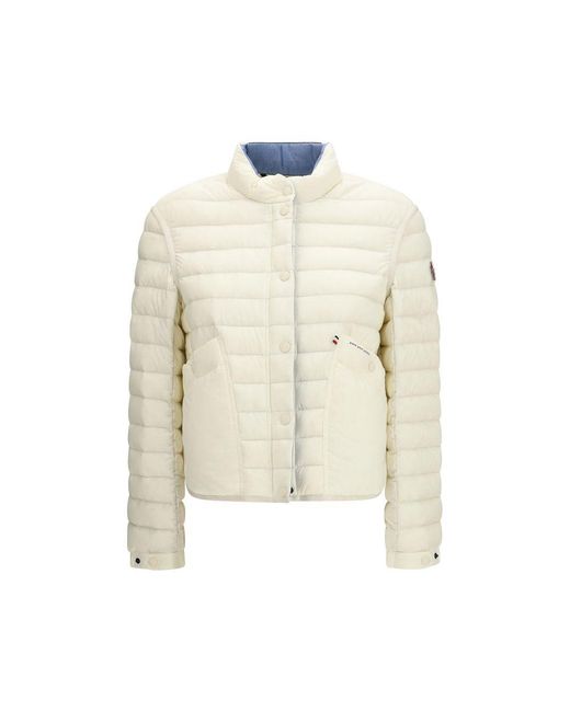 Moncler White Polyamide Coat