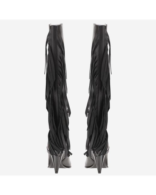 Pinko Black Boots Vane 03 Leather