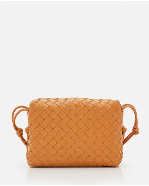 Bottega Veneta Orange Loop Leather Shoulder Bag