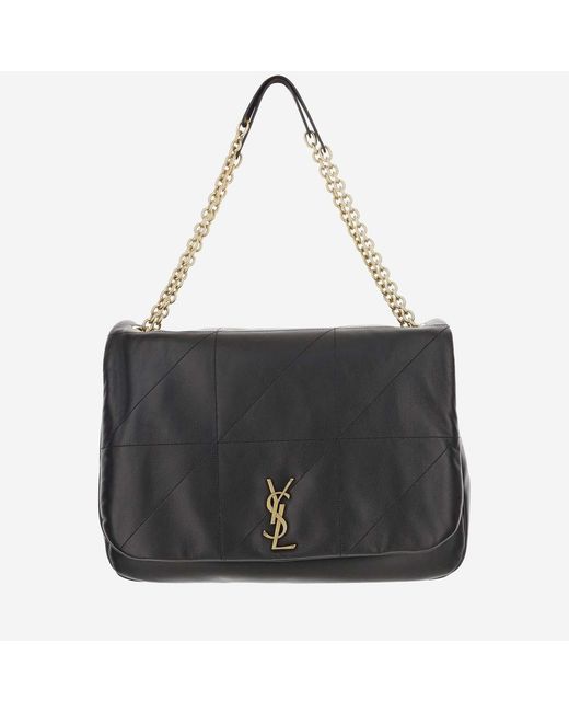 Saint Laurent Black Jamie 4.3 Leather Bag Lambskin Shoulder