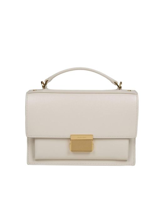 Golden Goose Deluxe Brand White Leather Handbag