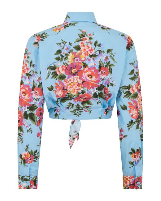 Dolce & Gabbana Blue Cotton Shirt
