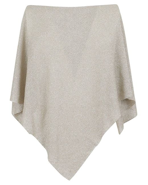 Charlott Natural Mantella Lurex Platino