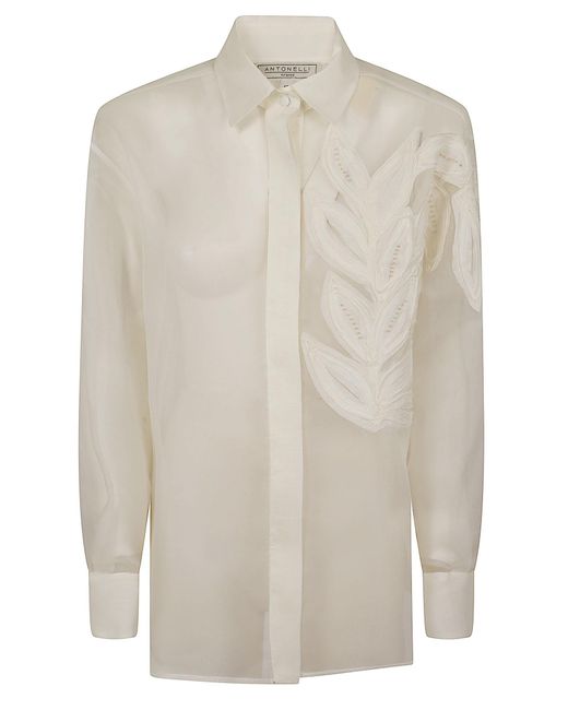 Antonelli White Alessandra Shirt Camicia