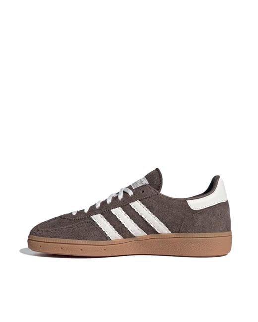 Adidas Brown Sneakers Handball Spezial Off--Gum Suede Trainers