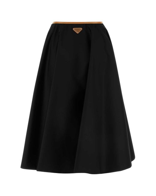 Prada Black Skirts