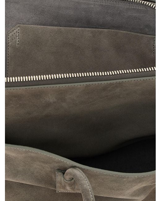 The Attico Brown Bovine Leather Shoulder Bag
